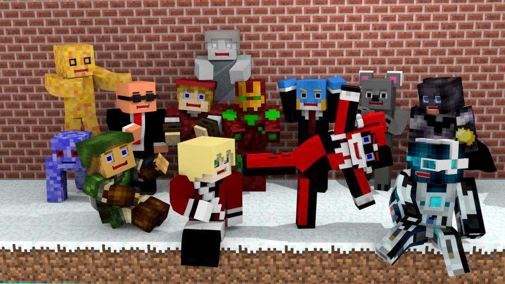 minecraft characters rigged preview image 1